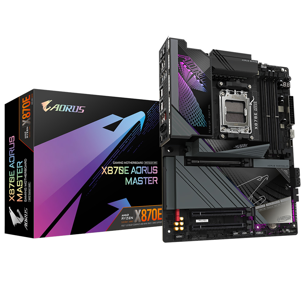 Placa Mãe Gigabyte X870E AORUS Master Socket AM5 / DDR5