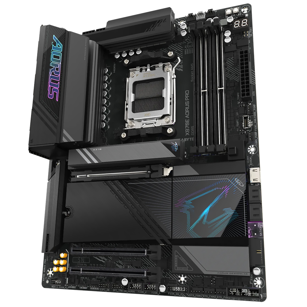 Placa Mãe Gigabyte X870E AORUS Pro Socket AM5 / DDR5