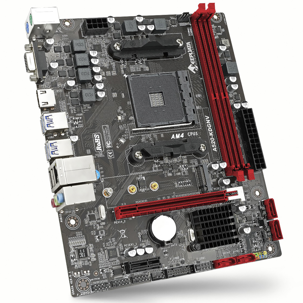 Placa Mãe Keepdata A520-KDGNV Socket AM4 / VGA / DDR4