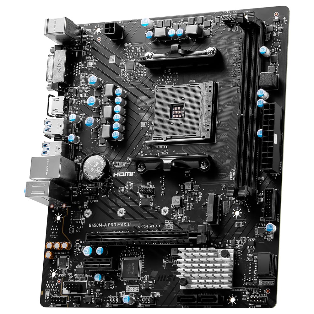 Placa Mãe MSI B450M-A Pro Max II Socket AM4 / DDR4