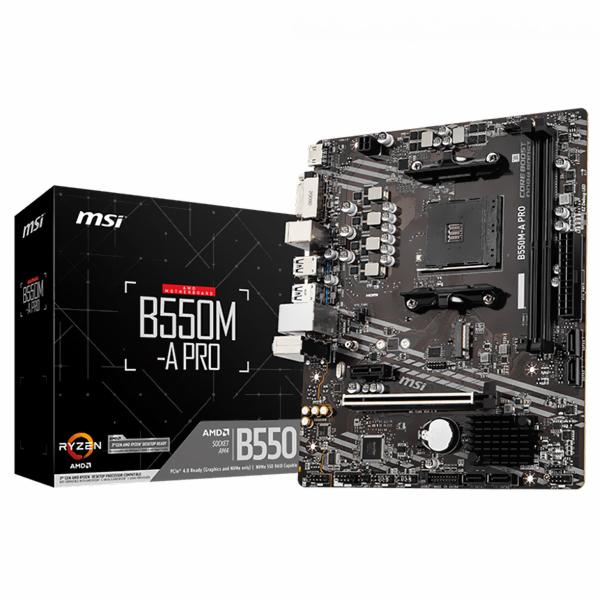 Placa Mãe MSI B550M-A PRO Socket AM4 / DDR4 