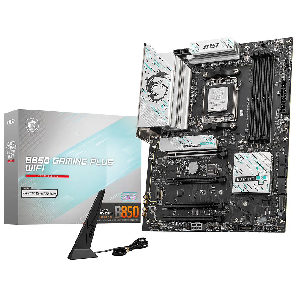 Placa Mãe MSI B850 Gaming Plus Wi-Fi Socket AM5 / DDR5