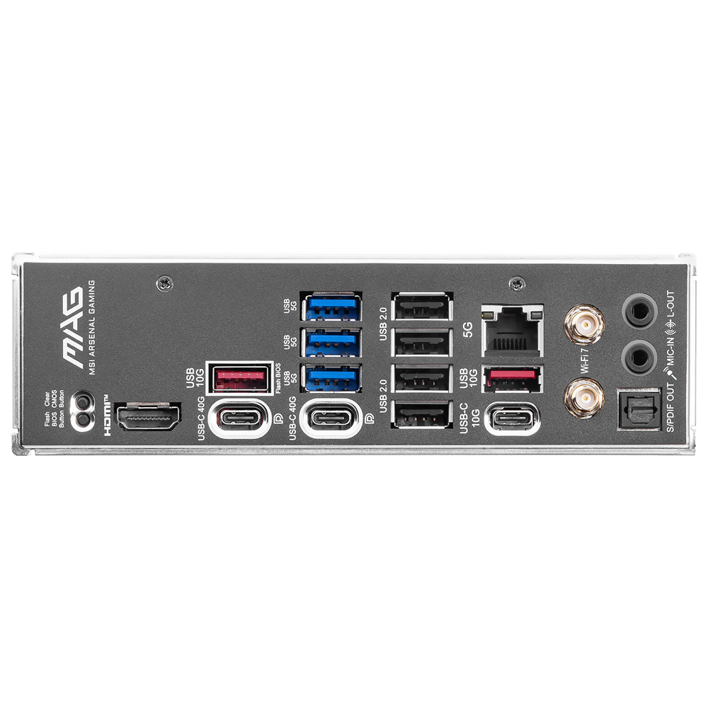 Placa Mãe MSI Mag X870E Tomahawk Wi-Fi Socket AM5 / DDR5