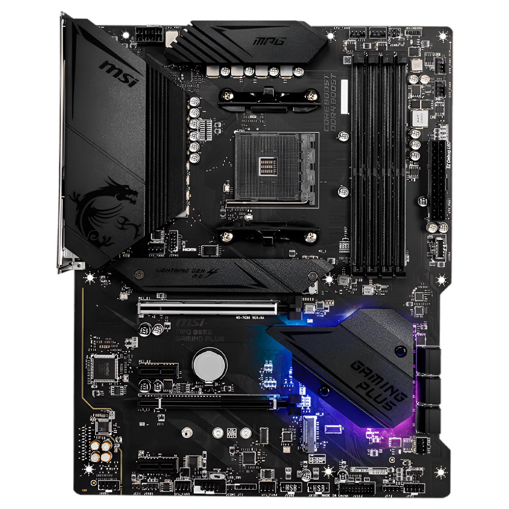 Placa Mãe MSI MPG B550 Gaming Plus RGB Socket AM4 / DDR4