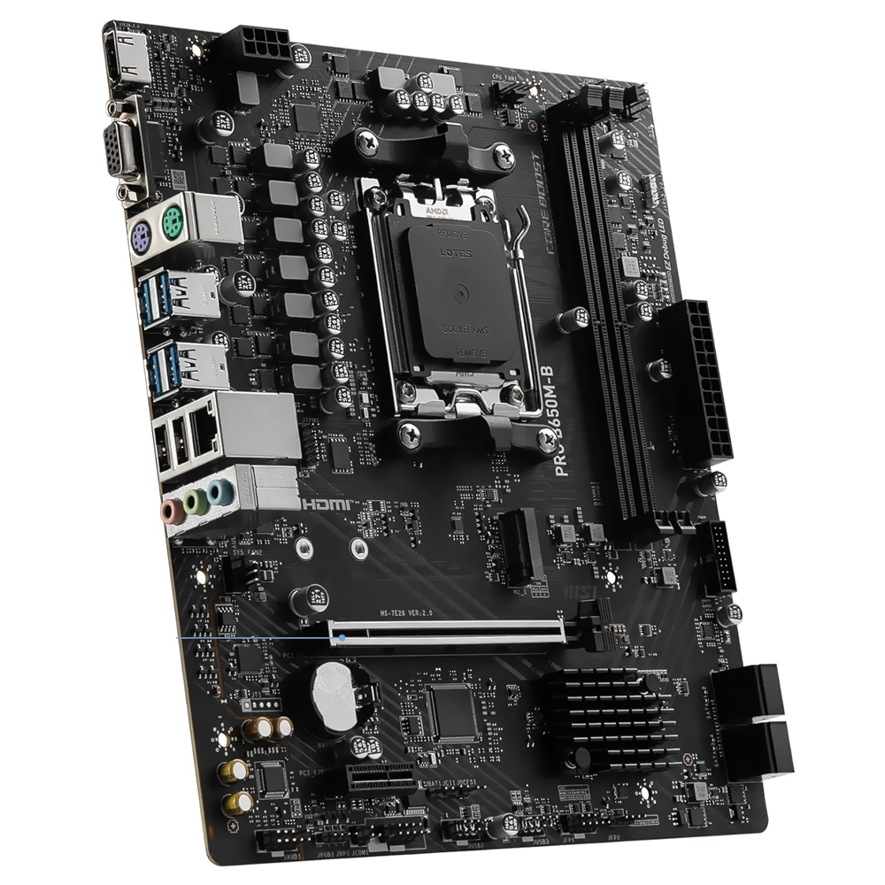 Placa Mãe MSI Pro B650M-B Socket AM5 / VGA / DDR5