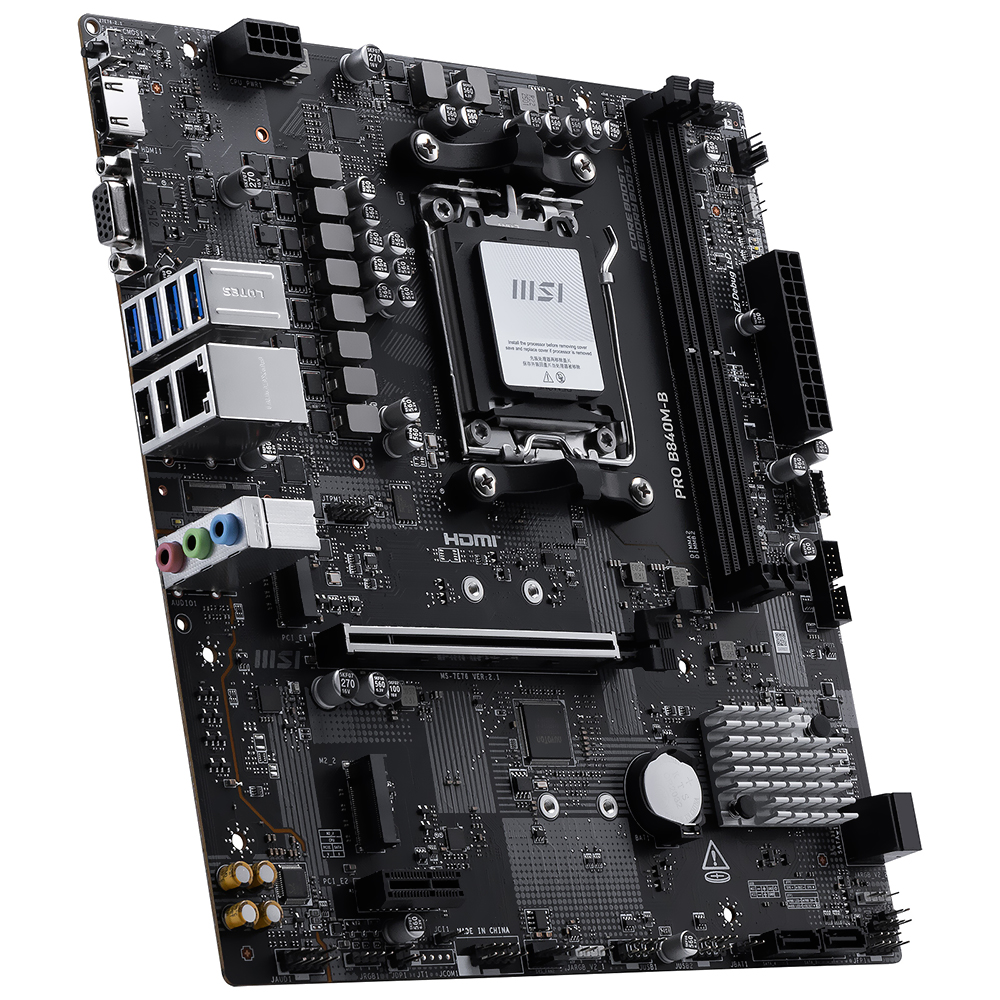 Placa Mãe MSI Pro B840M-B Socket AM5 / DDR5
