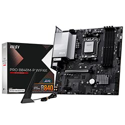 Placa Mãe MSI Pro B840M-P Wi-Fi 6E Socket AM5 / DDR5