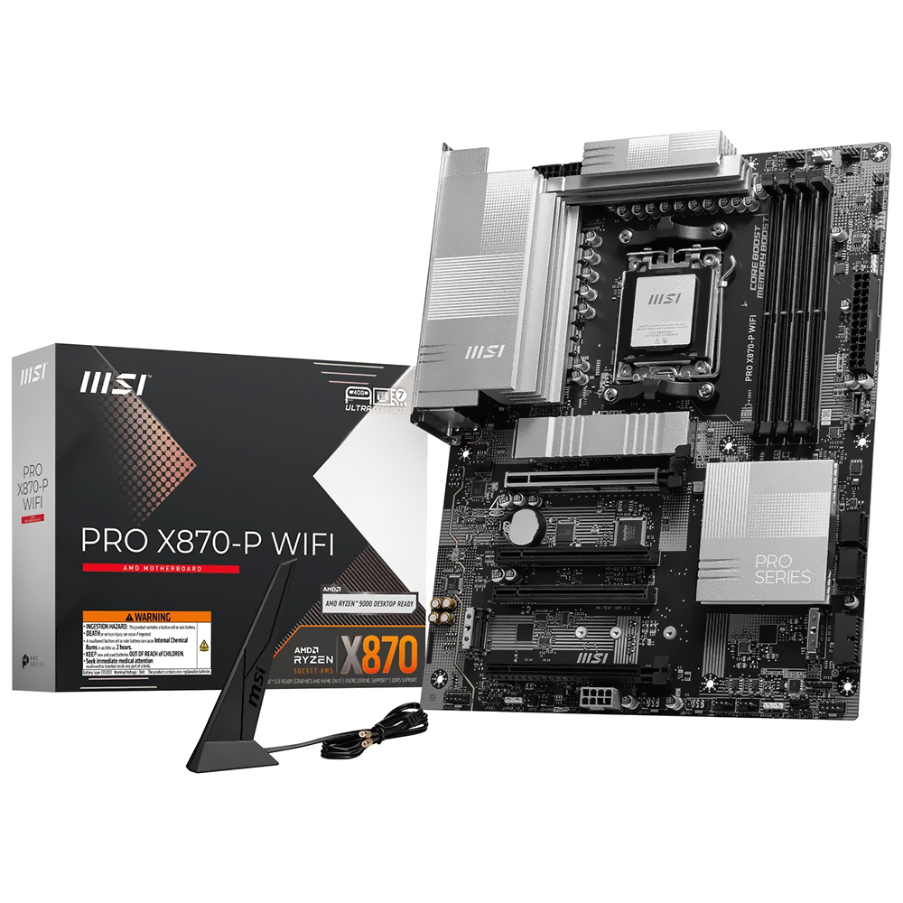 Placa Mãe MSI Pro X870-P Wi-Fi Socket AM5 / DDR5