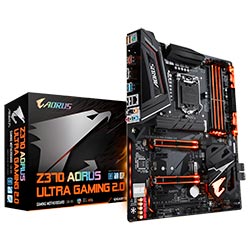 MB S1151 GIGABYTE Z370 AORUS ULTRA GAMING 2.0 M.2/DDR4/HDMI/TYPE-C/USB3.1/GLAN/SOM - RECONDICIONADO