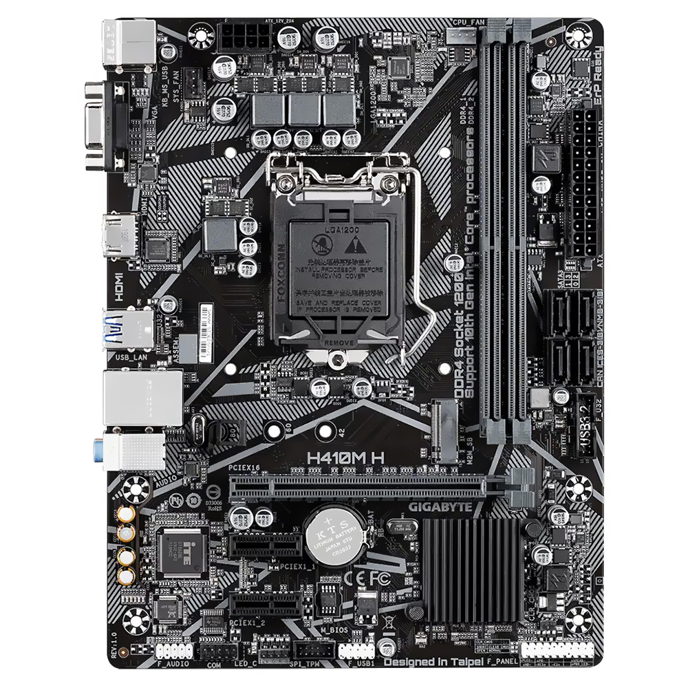 MB S1200 GIGABYTE H410M H M.2/DDR4/HDMI/VGA/USB3.2/GLAN/SOM - RECONDICIONADO