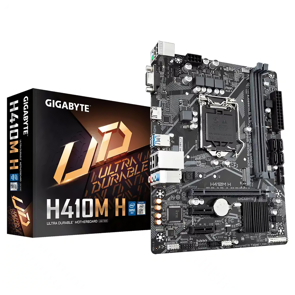 MB S1200 GIGABYTE H410M H M.2/DDR4/HDMI/VGA/USB3.2/GLAN/SOM - RECONDICIONADO