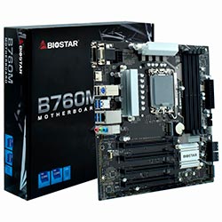 MB S1700 BIOSTAR B760MXC PRO M.2/DDR5/DVI/HDMI/VGA/USB3.2/LAN/SOM 