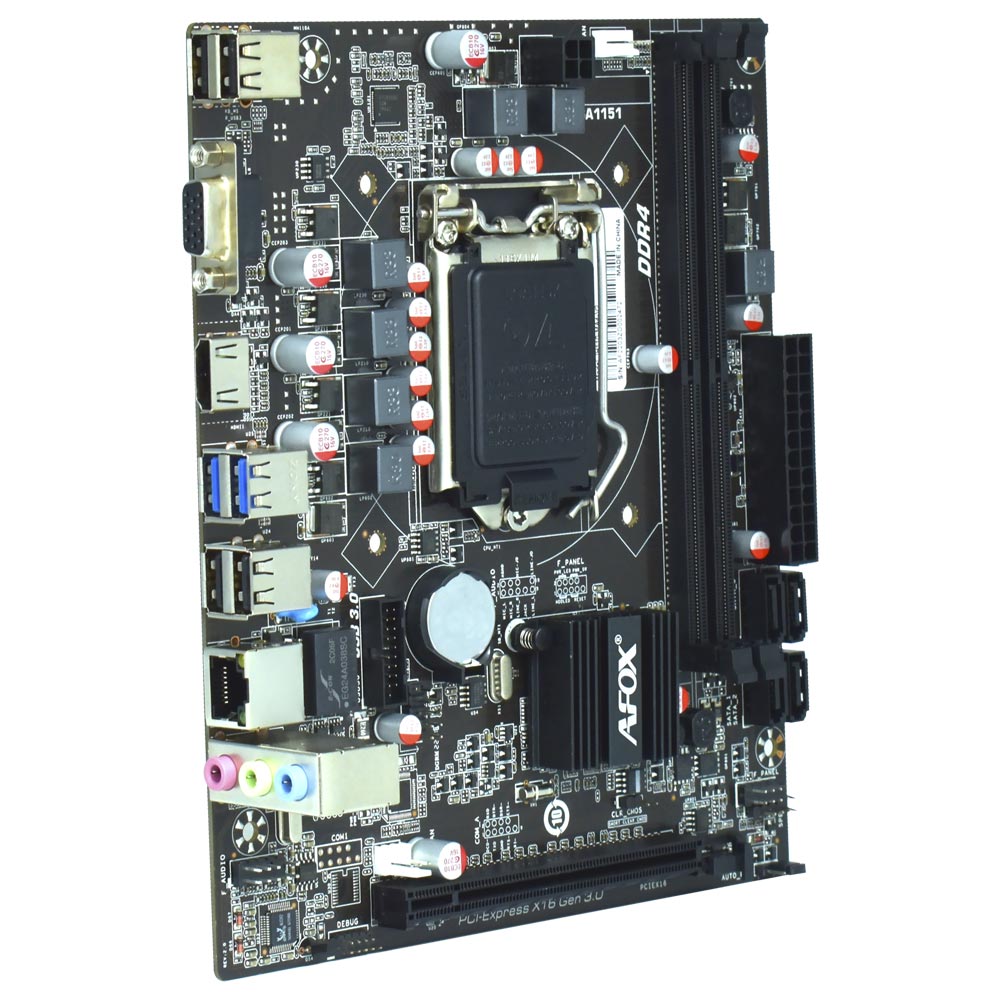 Placa Mãe AFOX IH110-MA4-V2 Socket LGA 1151 / VGA / DDR4