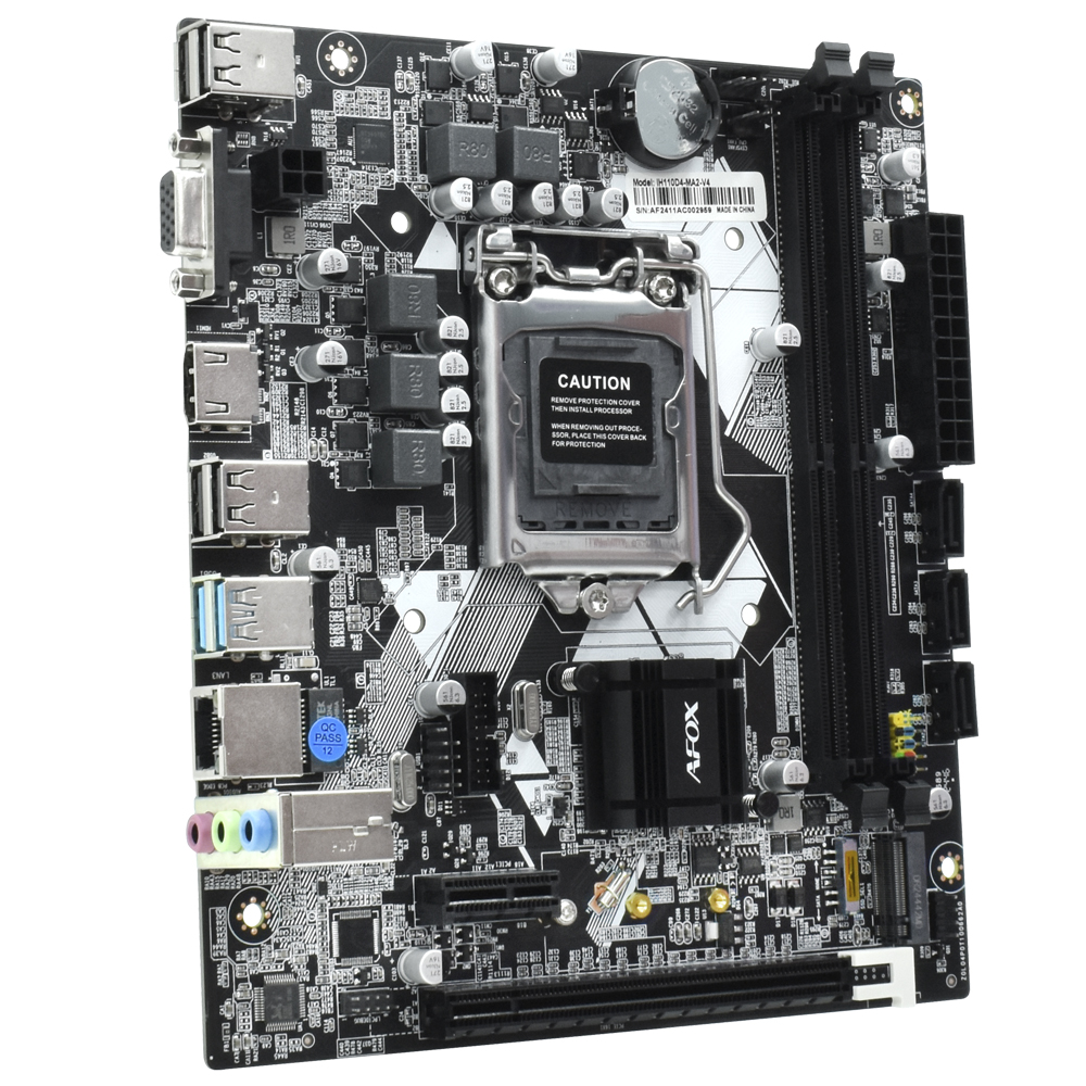 Placa Mãe AFOX IH110D4-MA2-V4 Socket LGA 1151 / VGA / DDR4