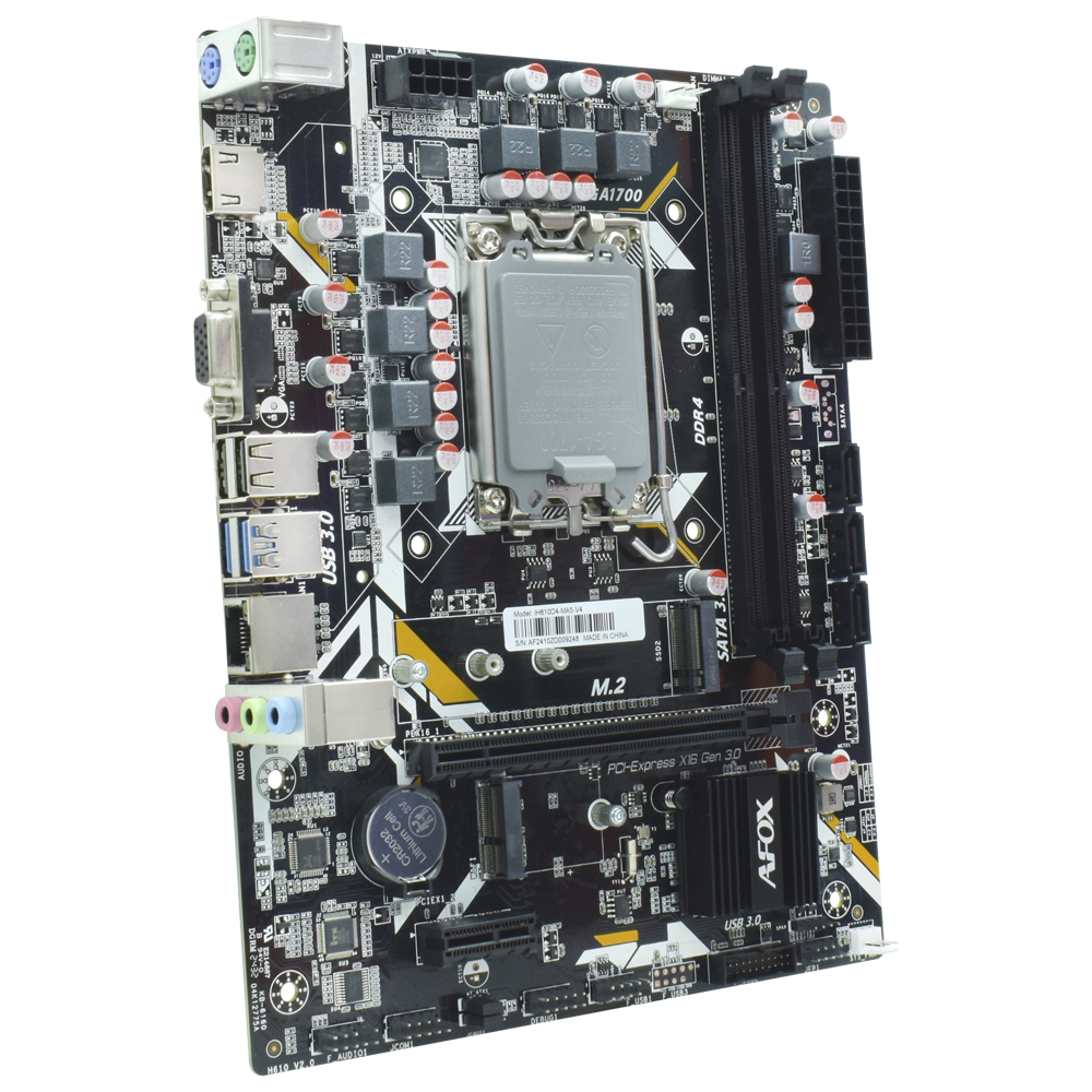 Placa Mãe AFOX IH610D4-MA5-V4 Socket LGA 1700 / VGA / DDR4