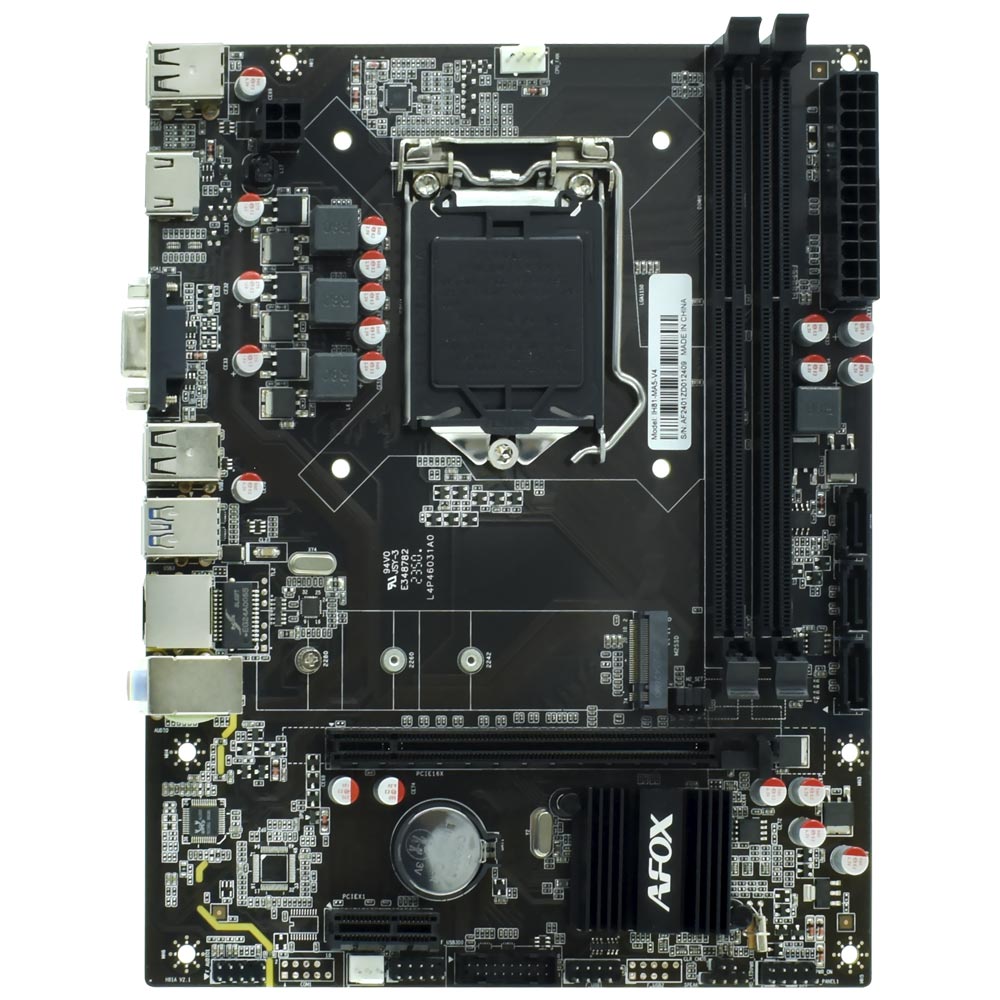 Placa Mãe AFOX IH81-MA5-V4 Socket LGA 1150 / VGA / DDR3