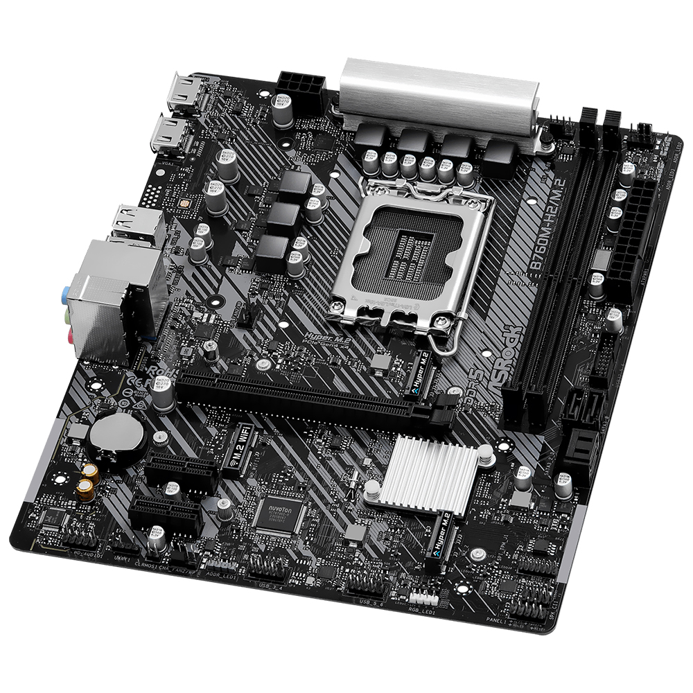 Placa Mãe ASRock B760M-H2/M.2 Socket LGA 1700 / DDR5