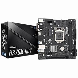 Placa Mãe ASRock H370M-HDV Socket LGA 1151 / VGA / DDR4  