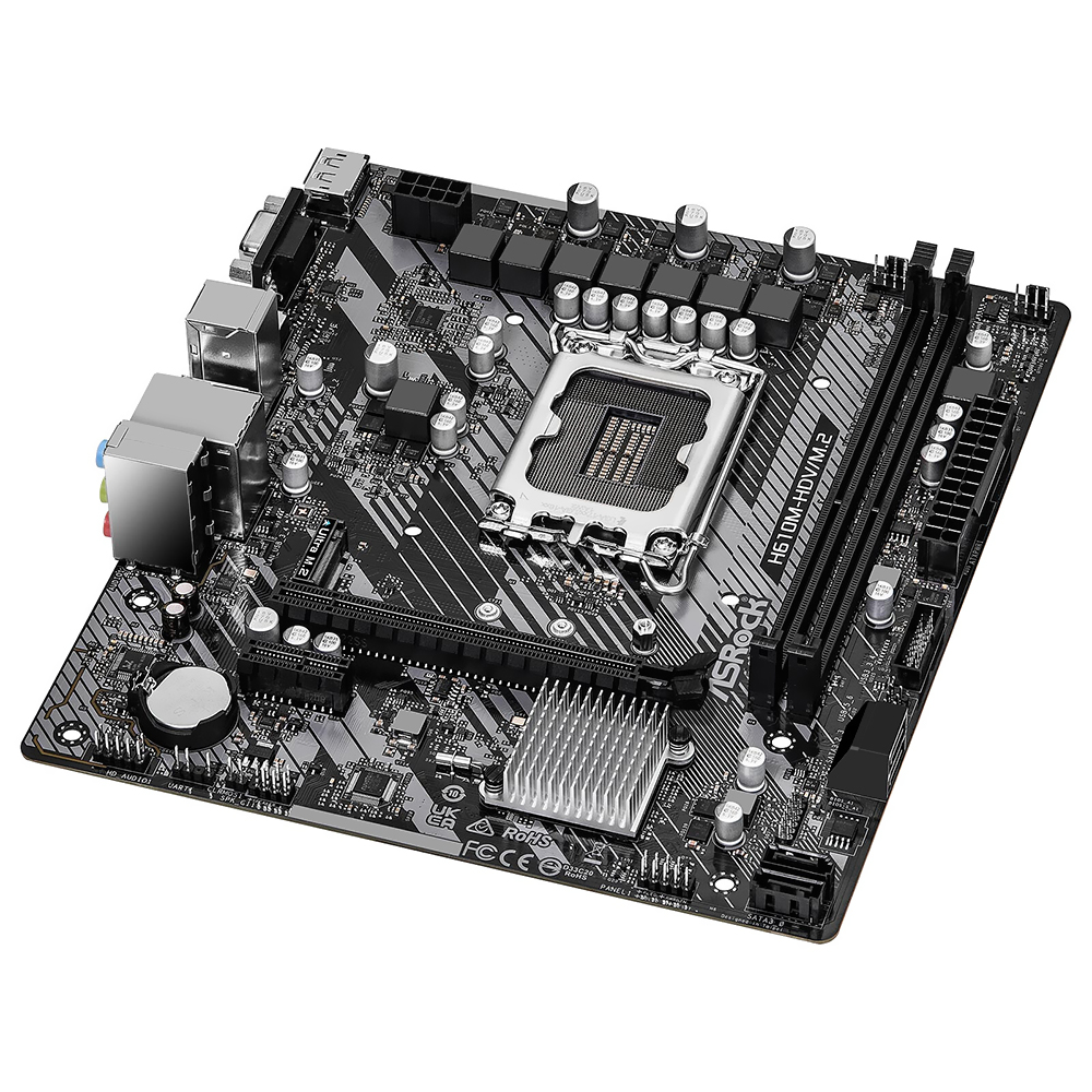 Placa Mãe ASRock H610M-HDV/M.2 R2.0 Socket LGA 1700 / DDR4