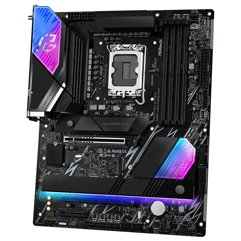 Placa Mãe ASRock Z890 Lightning Wi-Fi Socket LGA 1851 / DDR5