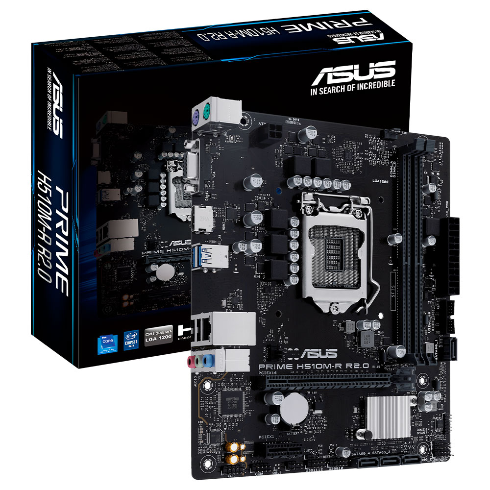 Placa Mãe ASUS Prime H510M-R R2.0 Socket LGA 1200 / DDR4