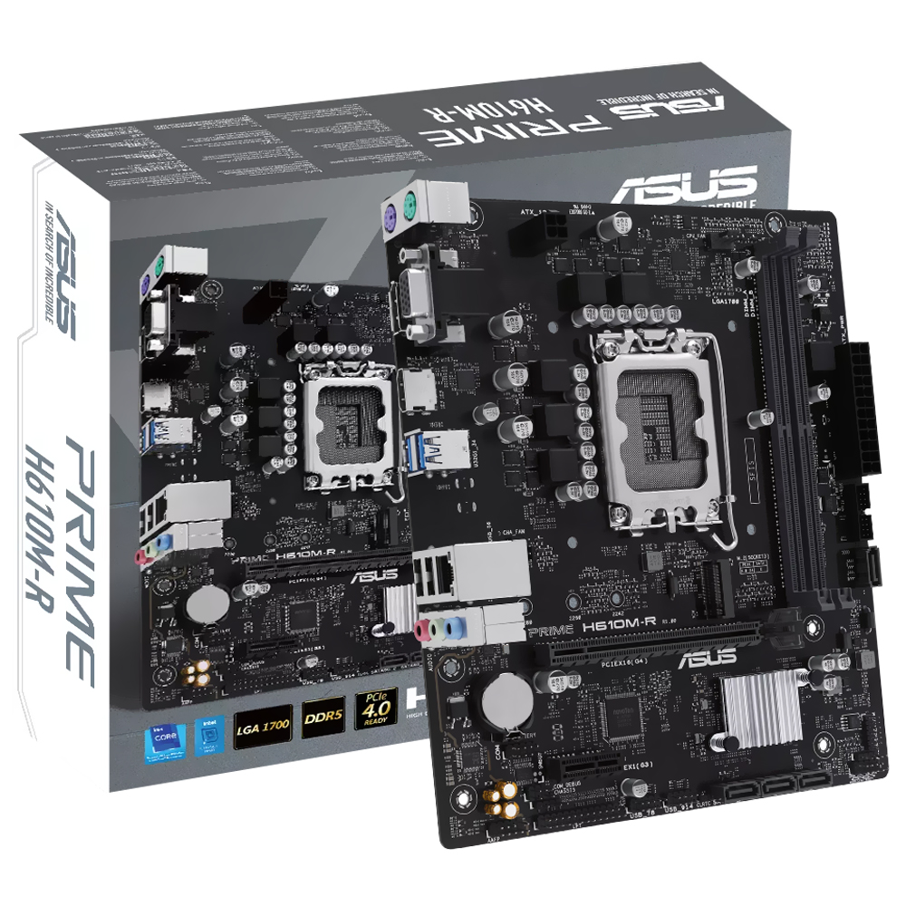 Placa Mãe ASUS Prime H610M-R Socket LGA 1700 / DDR5