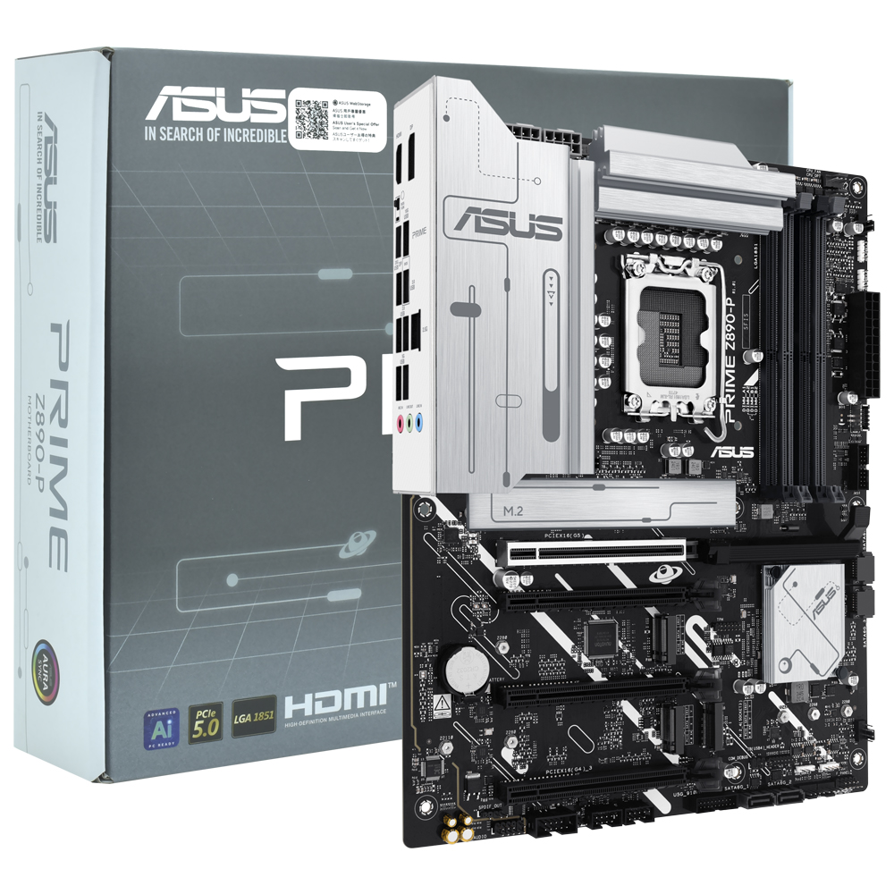 Placa Mãe ASUS Prime Z890-P Socket LGA 1851 / DDR5