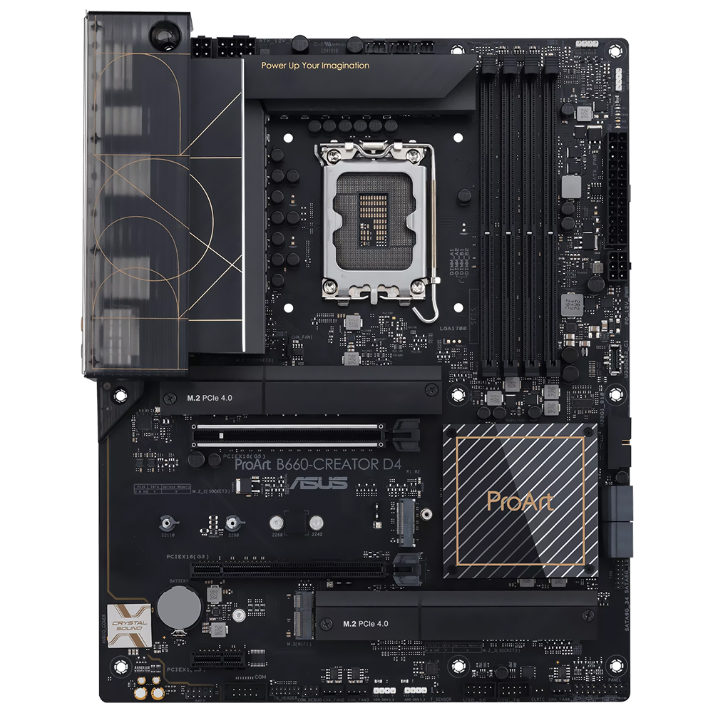 Placa Mãe ASUS ProArt B660-CREATOR D4 Socket LGA 1700 / DDR4 