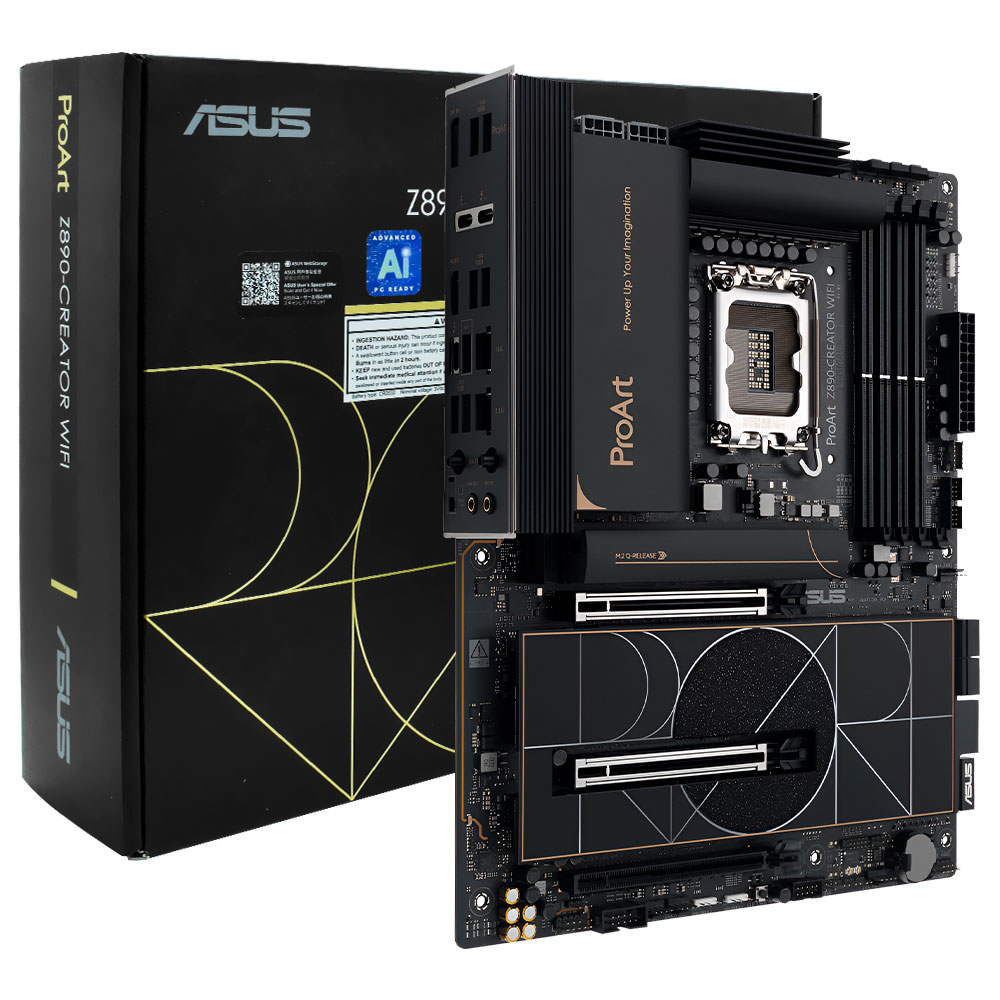 Placa Mãe ASUS ProArt Z890-CREATOR Wi-Fi Socket LGA 1851 / DDR5