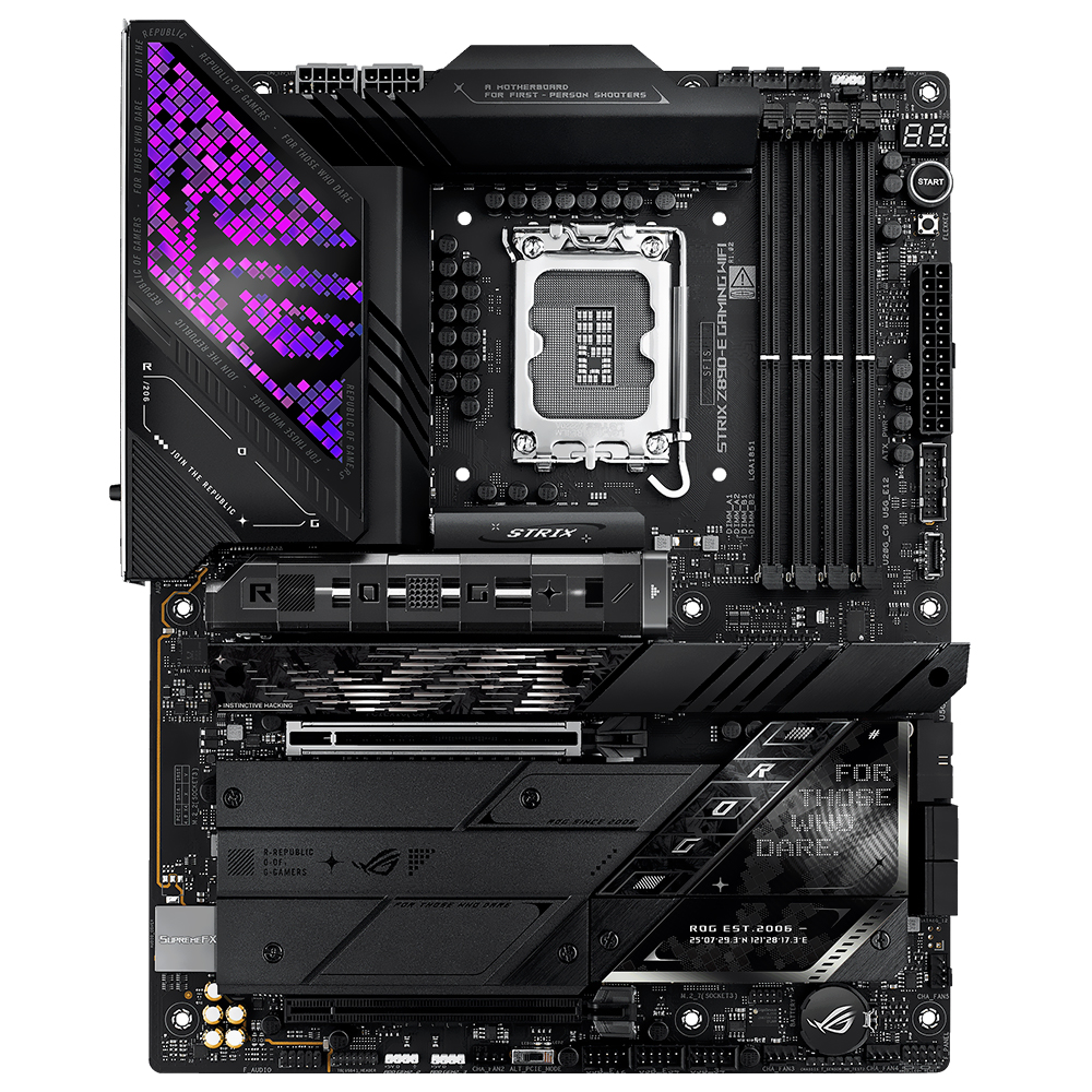 Placa Mãe ASUS ROG Strix Z890-E Gaming Wi-Fi Socket LGA 1851 / DDR5