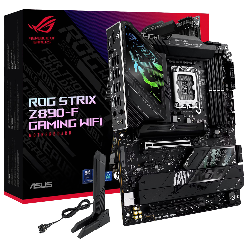 Placa Mãe ASUS ROG Strix Z890-F Gaming Wi-Fi Socket LGA 1851 / DDR5