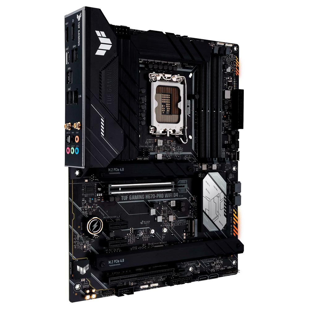 Placa Mãe ASUS TUF Gaming H670-PRO Wi-Fi D4 Socket LGA 1700 / DDR4