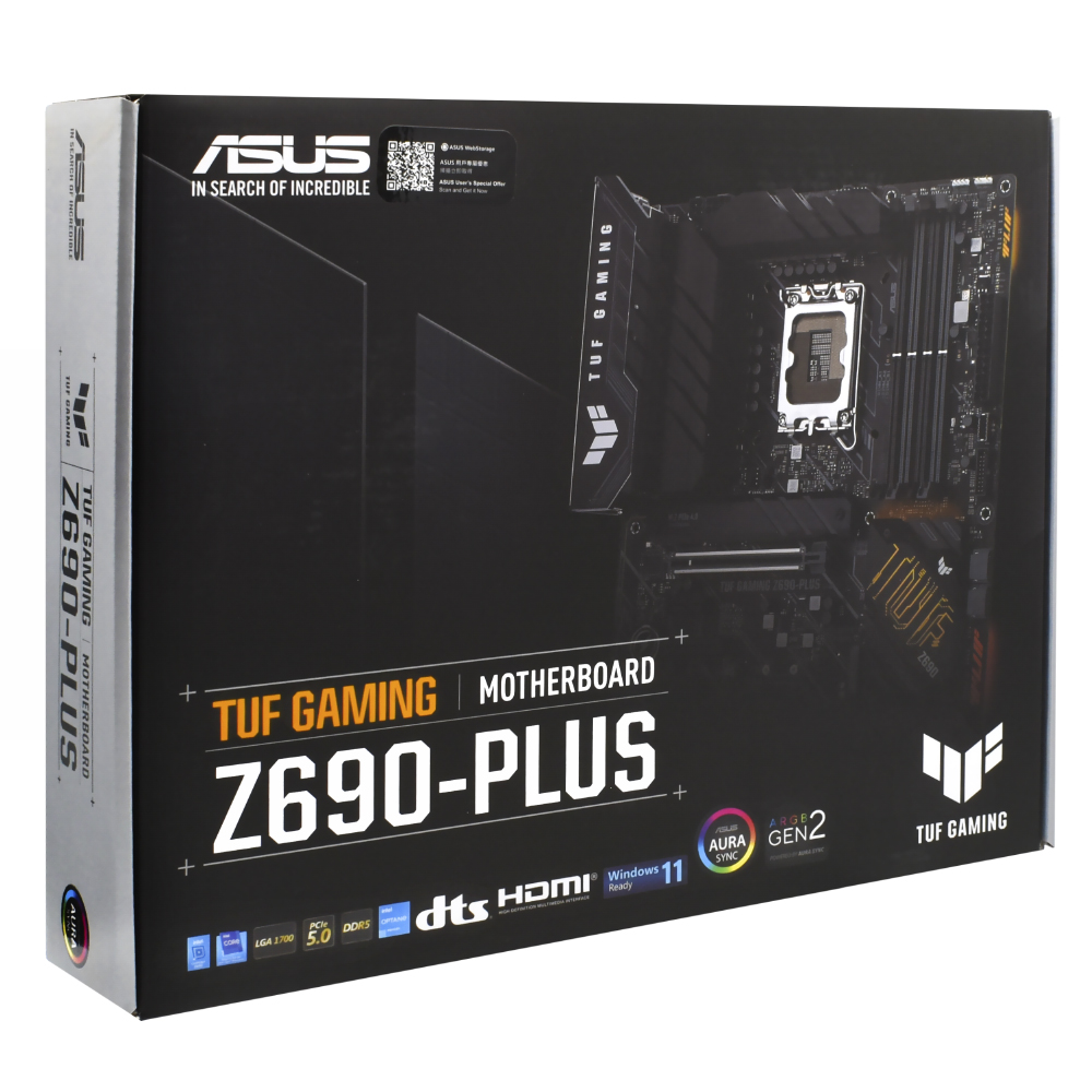 ASUS TUF Gaming Z690-Plus WiFi DDR5 LGA 1700 ATX Intel Motherboard