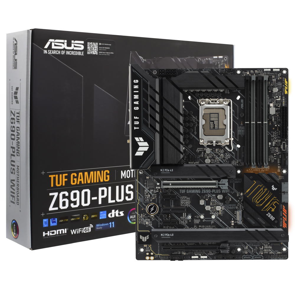 ASUS TUF Gaming Z690-Plus WiFi DDR5 LGA 1700 ATX Intel Motherboard