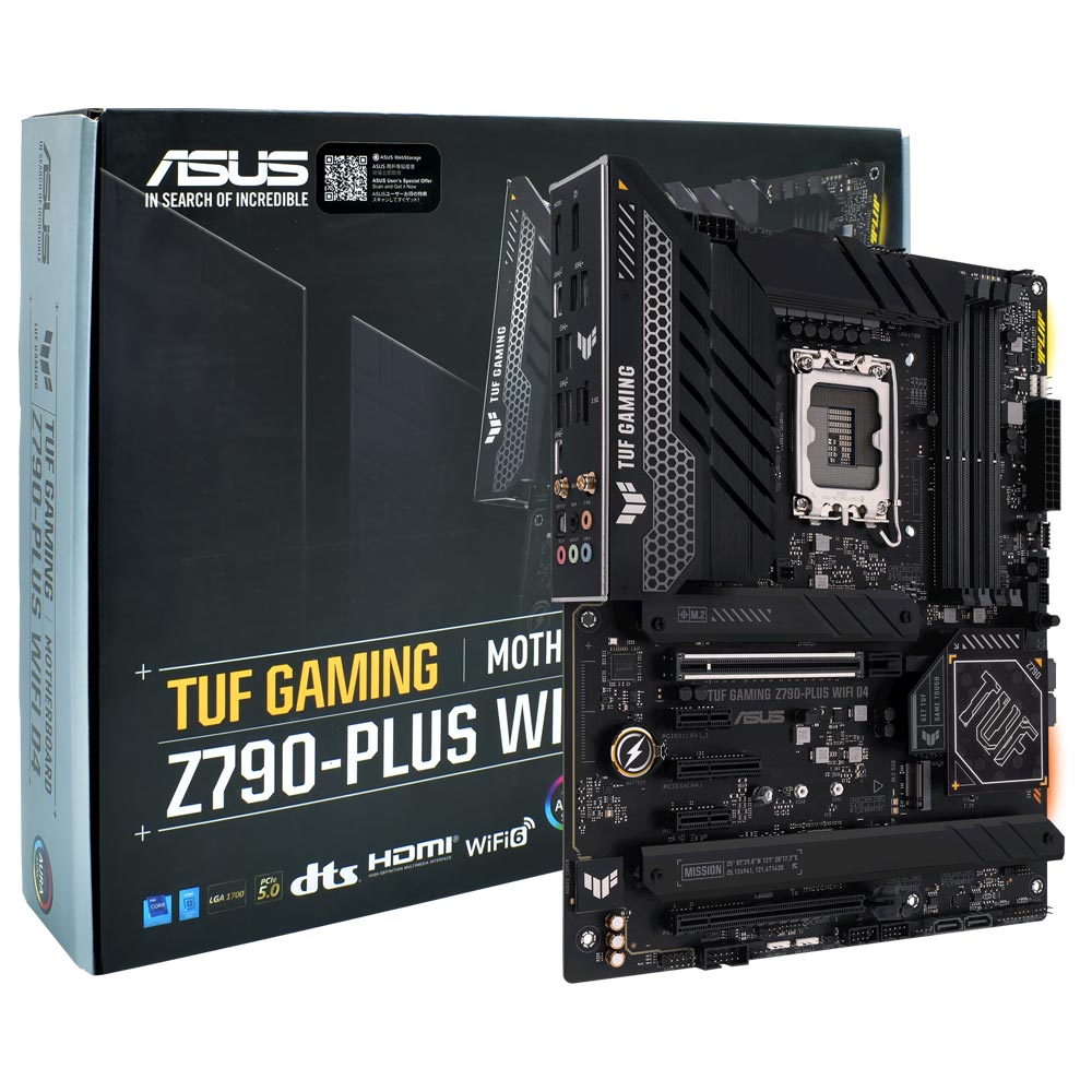 Placa Mãe ASUS TUF Gaming Z790-PLUS Wi-Fi D4 Socket LGA 1700