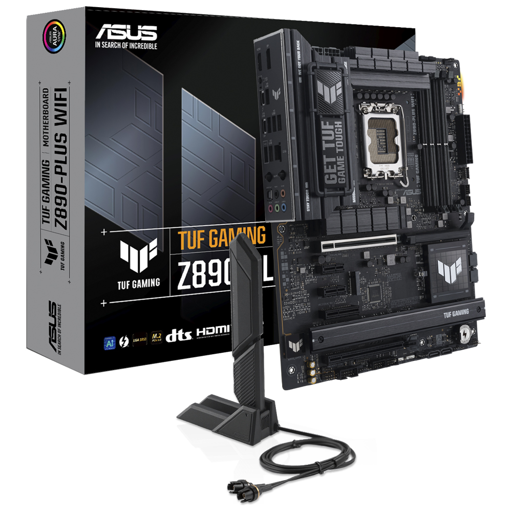 Placa Mãe ASUS TUF Gaming Z890-PLUS Wi-Fi Socket LGA 1851 / DDR5