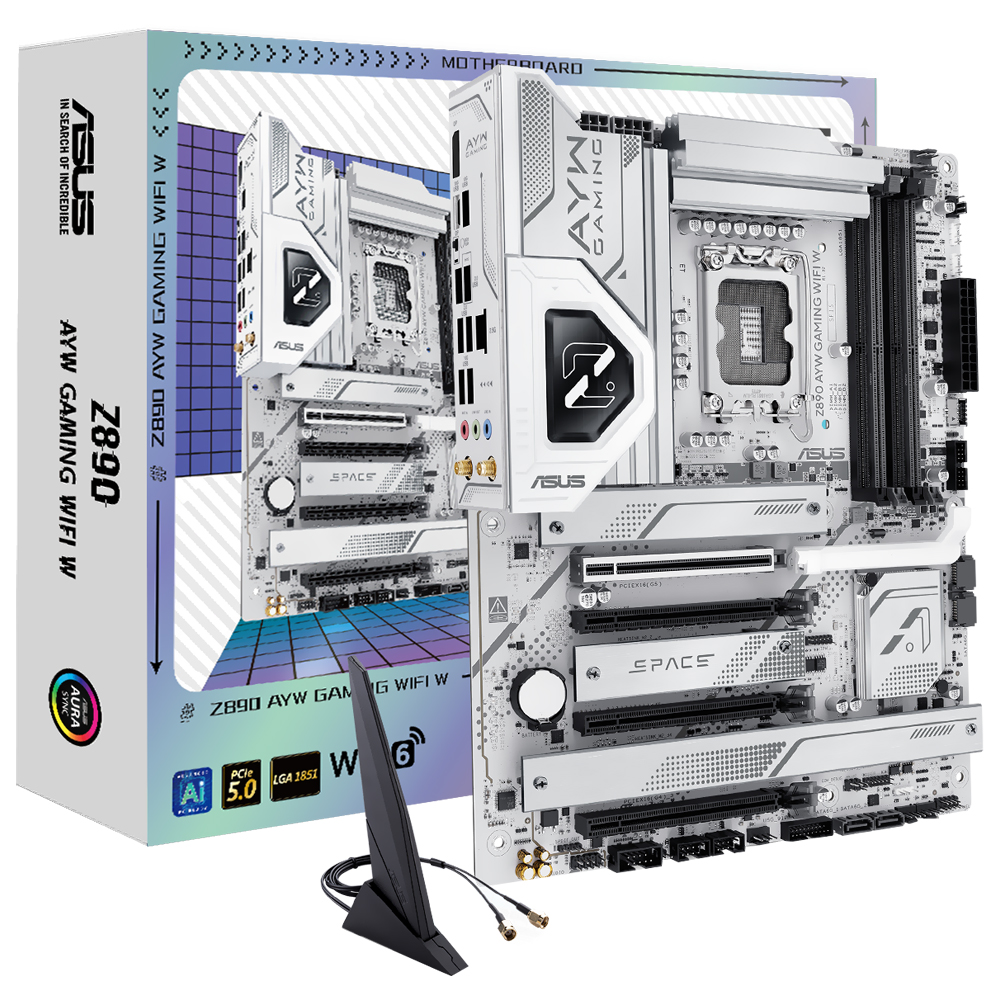 Placa Mãe ASUS Z890 AYW Gaming Wi-Fi W Socket LGA 1851 / DDR5