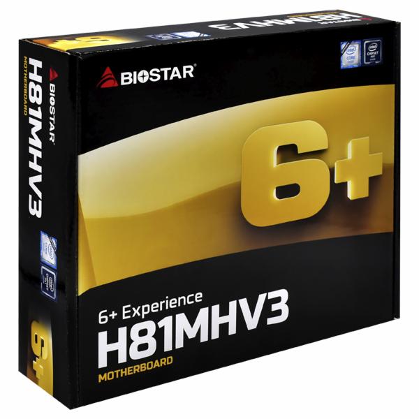 Placa Mãe Biostar H81MHV3 Socket LGA 1150 / VGA / DDR3