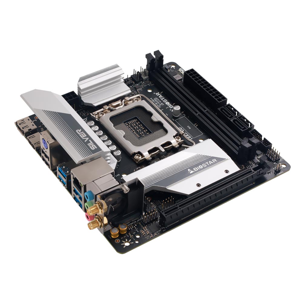 Placa Mãe Biostar Racing B660T-SILVER Socket LGA 1700 / DDR4