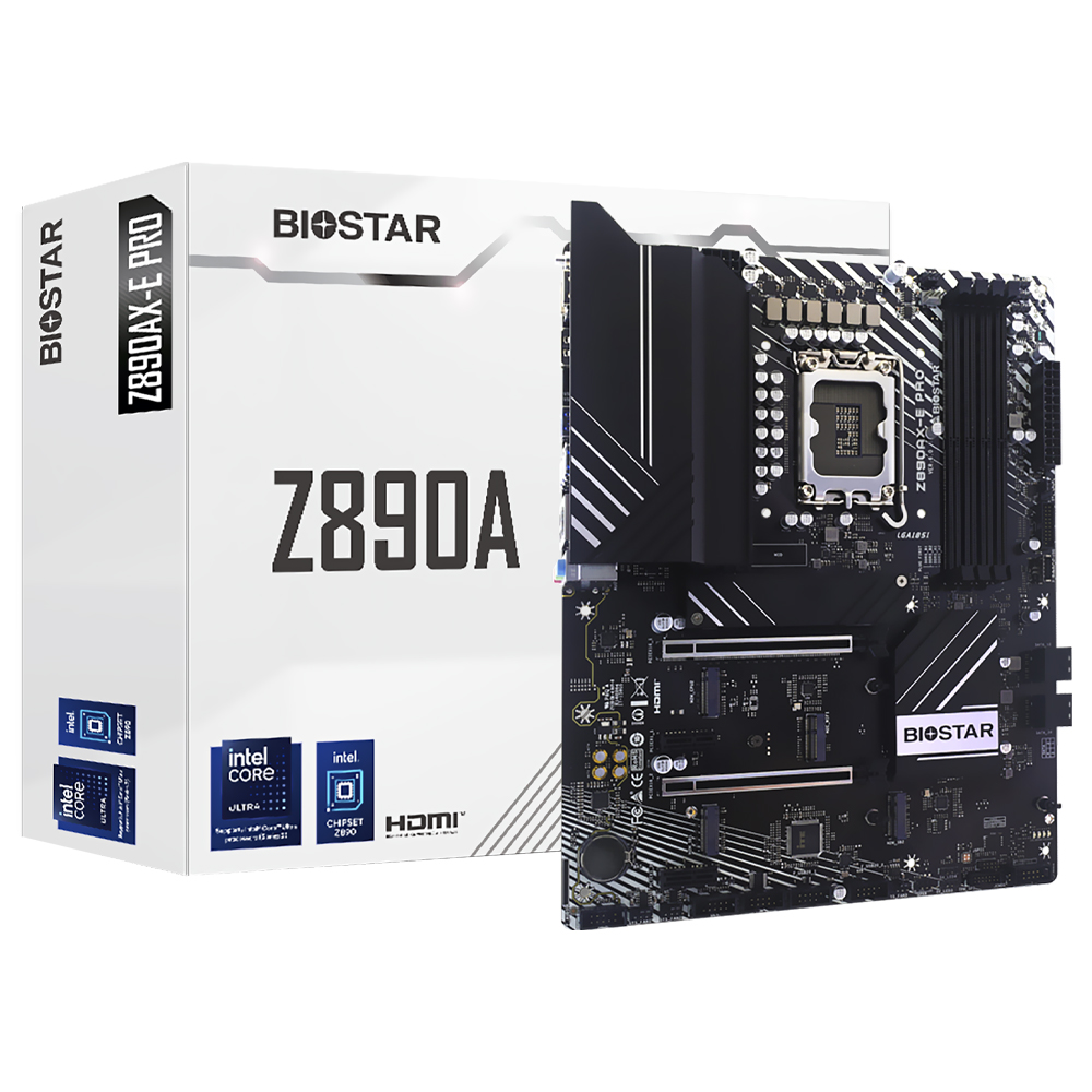 Placa Mãe Biostar Z890AX-E Pro Socket LGA 1851 / DDR5