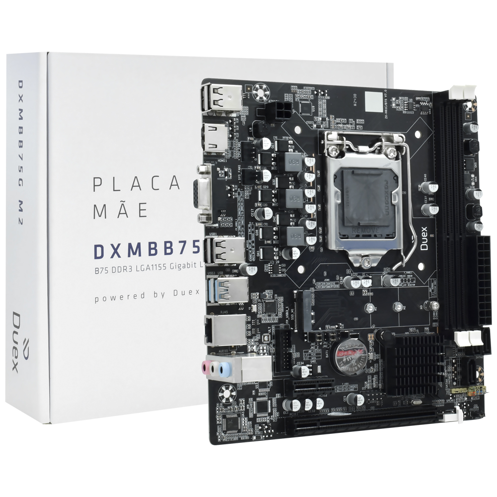 Placa Mãe Duex DXMBB75G M2 Socket LGA 1155 / DDR3