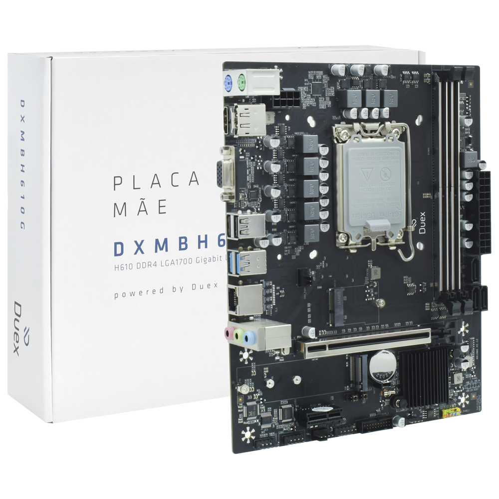 Placa Mãe Duex DXMBH610G Socket LGA 1700 / VGA / DDR4