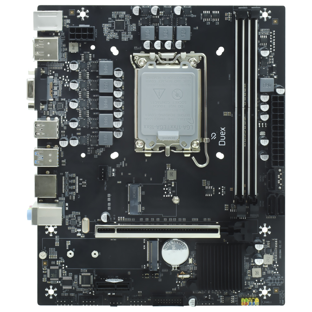 Placa Mãe Duex DXMBH610G Socket LGA 1700 / VGA / DDR4