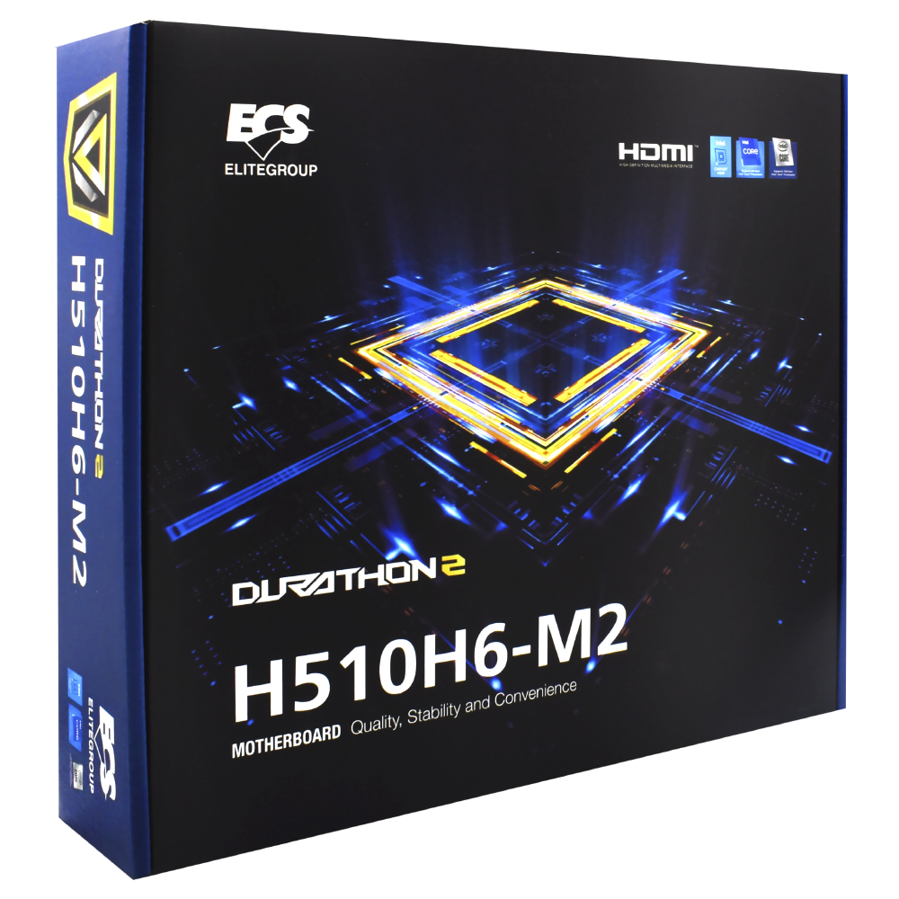 Placa Mãe ECS H510H6-M2 Socket LGA 1200 / VGA / DDR4