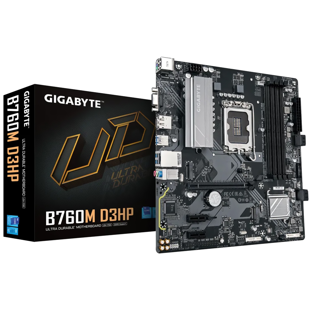 Placa Mãe Gigabyte B760M D3HP Socket LGA 1700 / DDR5