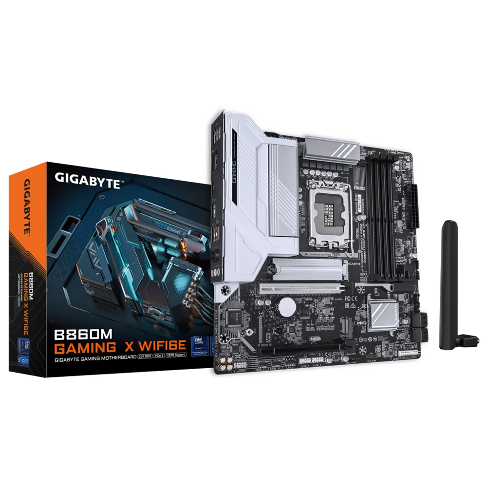 Placa Mãe Gigabyte B860M Gaming X Wi-Fi 6E Socket LGA 1851 / DDR5