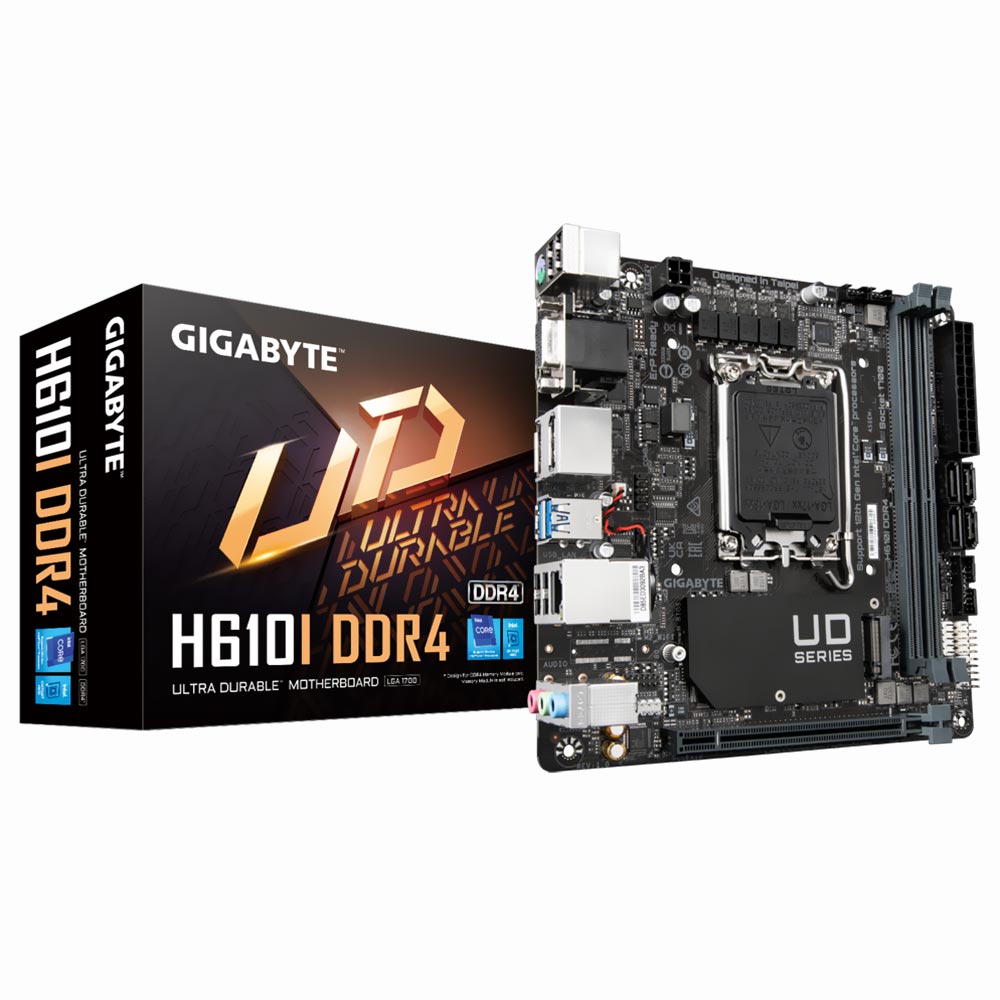 Placa Mae Gigabyte H610I DDR4 Socket LGA 1700 / DDR4