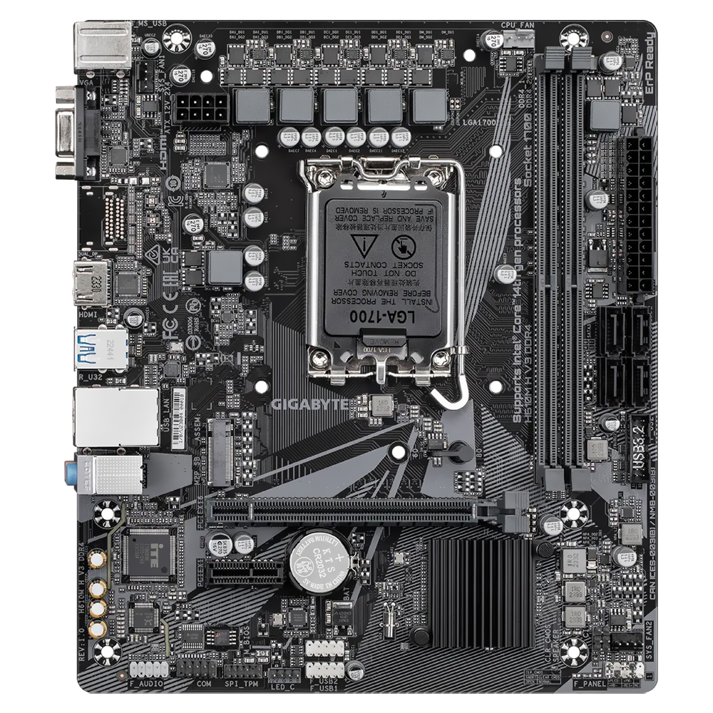 Placa Mãe Gigabyte H610M H V3 DDR4 Socket LGA 1700 / DDR4