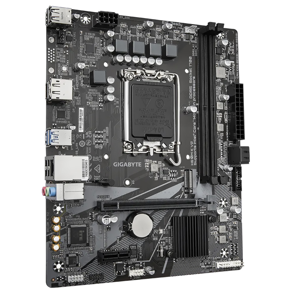 Placa Mãe Gigabyte H610M K V2 Socket LGA 1700 / DDR5