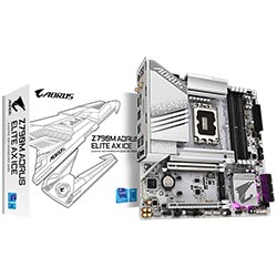 Placa Mãe Gigabyte Z790M AORUS Elite AX Ice Socket LGA 1700 / DDR5